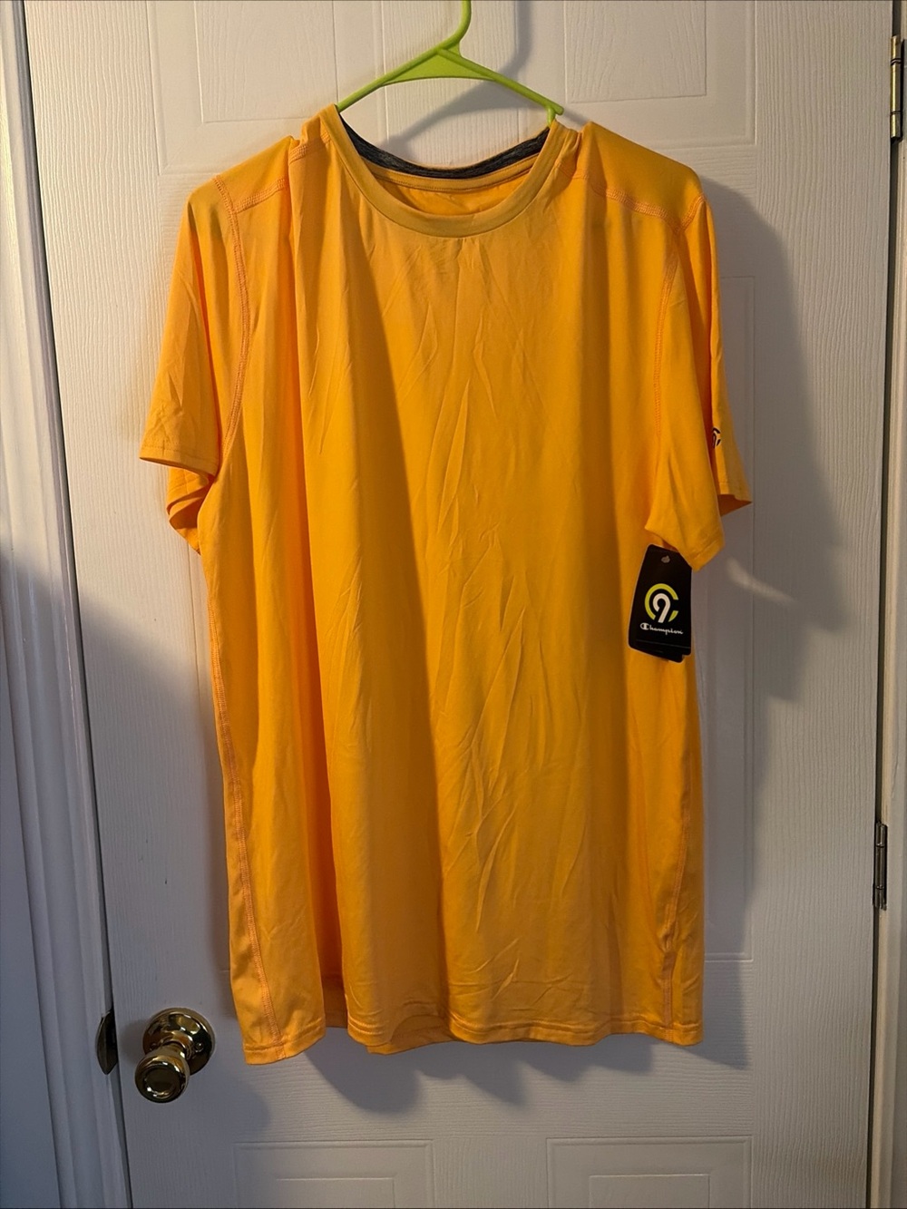 Champion Powertrain Shirt Mens L Melon Short Sleeve Athletic Tee Top Training
